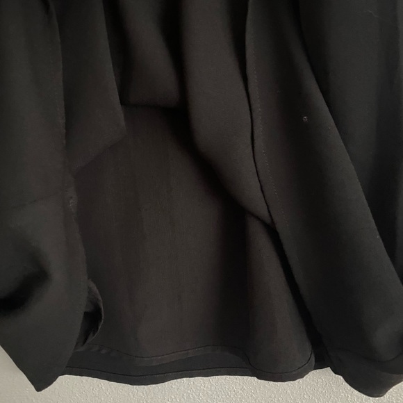 Aqua Dress Size Small Black Halter Mini Length High Neckline Shift Style - Picture 4 of 7